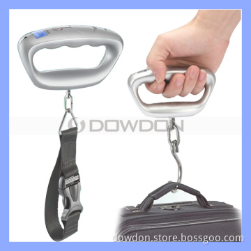 Silver Kg/Lb 50kg Portable Weighing Electronic Digital Luggage Scale